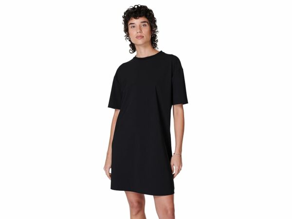 Sweaty Betty Explorer T-Shirt Mini Dress (Black) Women's Dress