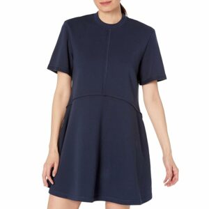 Sweaty Betty Revive T-Shirt Dress (Navy Blue) Women's Clothing