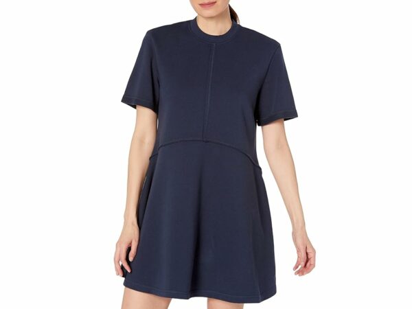 Sweaty Betty Revive T-Shirt Dress (Navy Blue) Women's Clothing