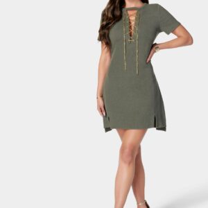 T-Shirt Chain Detall Dress