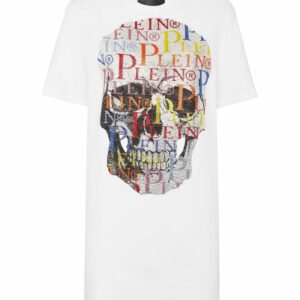 T-shirt Dress Multicolor Skull