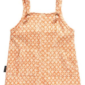 TINY TRIBE Kids' Retro Pinafore Dress in Coral at Nordstrom, Size 5