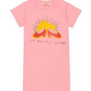 The Animals Observatory Gorilla printed cotton T-shirt dress