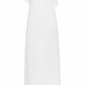 The Row - Bernette Strapless Cotton Maxi Dress - White - US 8 - Moda Operandi