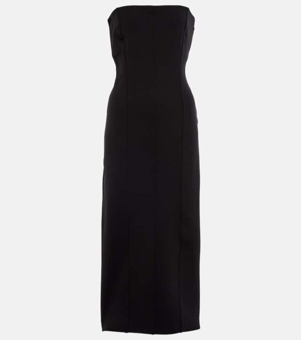 The Row Strapless midi dress