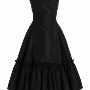 The Vampire's Wife - The Endurance Strapless Satin Midi Dress - Black - UK 14 - Moda Operandi