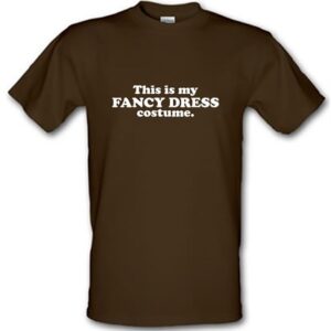 This Is My Fancy Dress Costume male t-shirt.