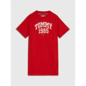 Tommy Hilfiger Varsity T-Shirt Dress - Red