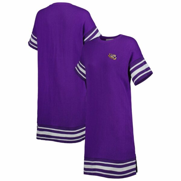 Touch LSU Tigers Cascade T-Shirt Dress Purple, Medium - NCAA Women's at Academy Sports