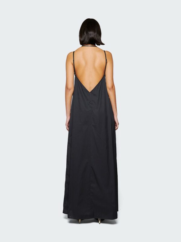 Triangle Maxi Poplin Dress