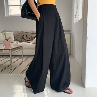 Tucked Flared Maxi Culottes