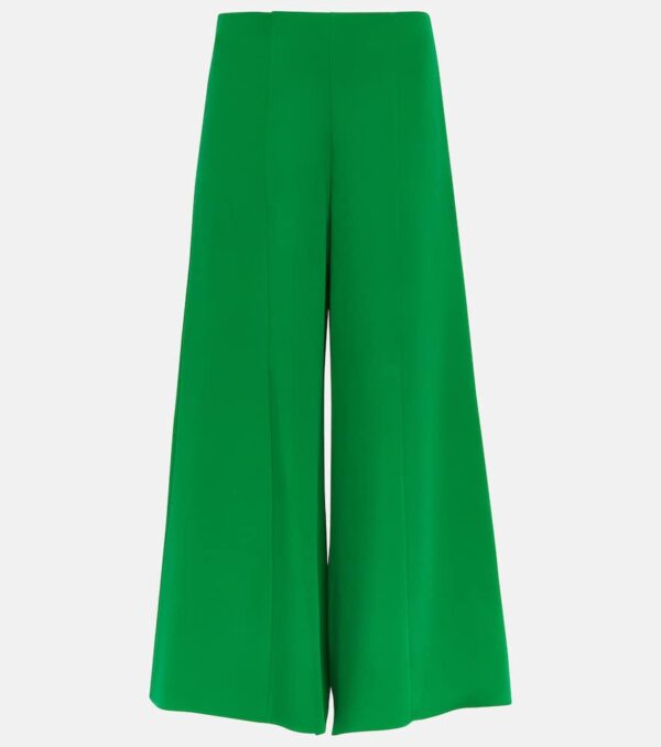 Valentino Mid-rise silk culottes