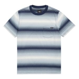 Vans Nature's Bounty Stripe Pocket T-Shirt in Dress Blues-Copen Blue at Nordstrom