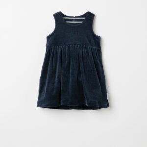 Velour Baby Pinafore Dress