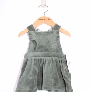 Velour Pinafore Baby Dress