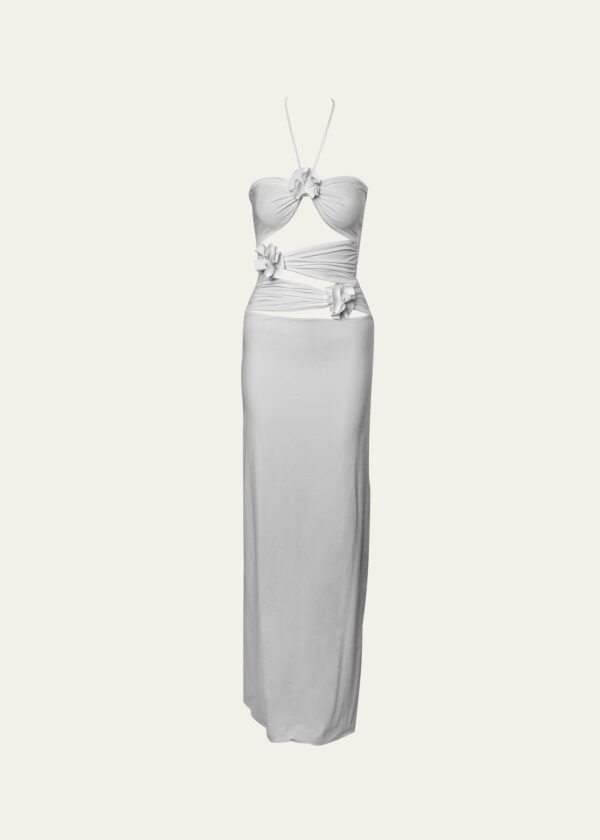 Veranera Cutout Halter Maxi Dress