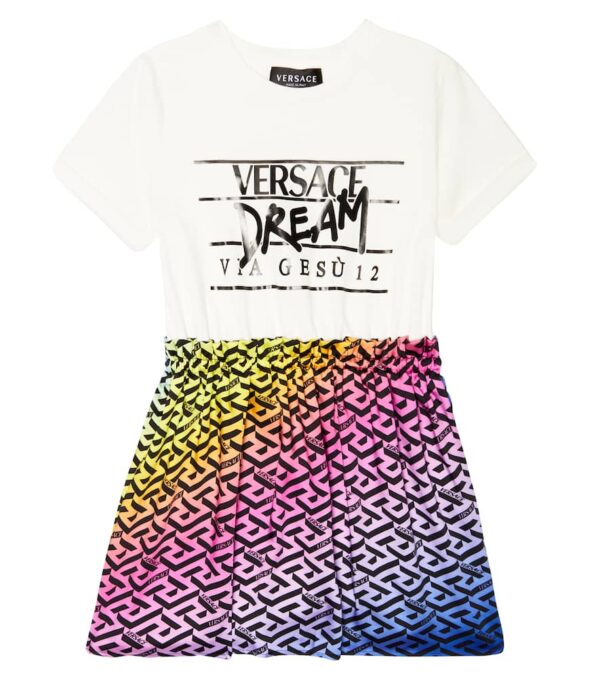 Versace Kids Printed T-shirt dress