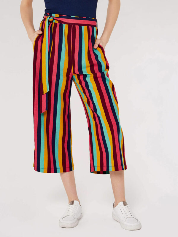 Vertical Stripe Culottes