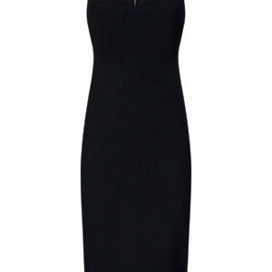 Victoria Beckham Sleeveless Fitted T-Shirt Dress Midi Dress