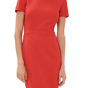 Victoria Beckham T-Shirt Fitted Dress Bright Red 8