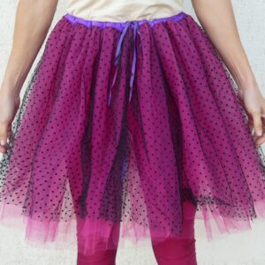 Vintage Ballerina Women Tutu Tulle Skirt Handmade Tutus Dancing Black Pink S/M/L Size European