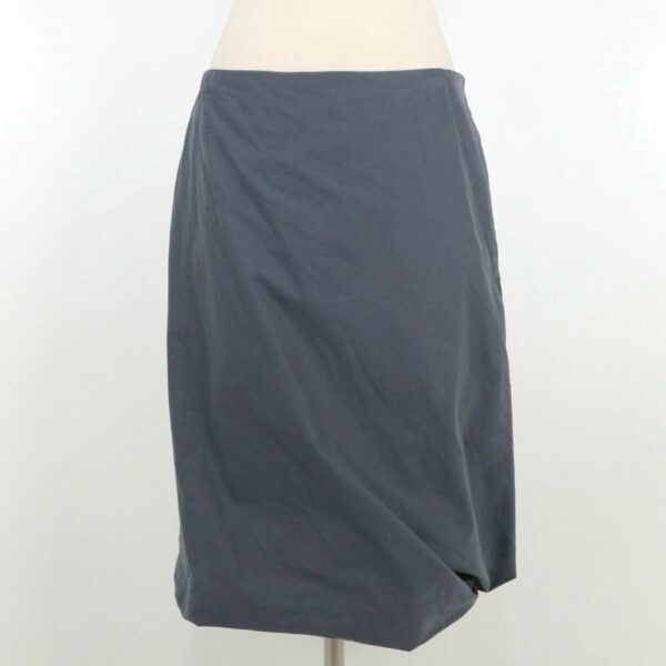 Vintage Pauw Bubble Hem Skirt 1 S Small Asymmetric Gray Cotton Lagenlook Avant Garde in White, Women's (Size 28)