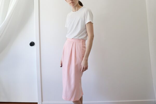 Vintage Pink Tulip Skirt