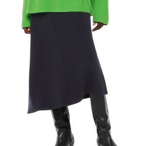 Whistles Ottoman Asymmetrical Midi Skirt