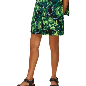 Whistles Tulip Print Button Front Skirt