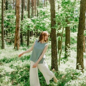 White Linen Culottes, Palazzo Pants, Wide Leg Clothing, Loungewear Loose Trousers, Summer Lightweight