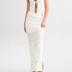 Willow & Root Crochet Maxi Skirt