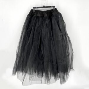 Witchy Tulle Skirt New Costume Skirt Only S Black Layers, Women's (Size 27)