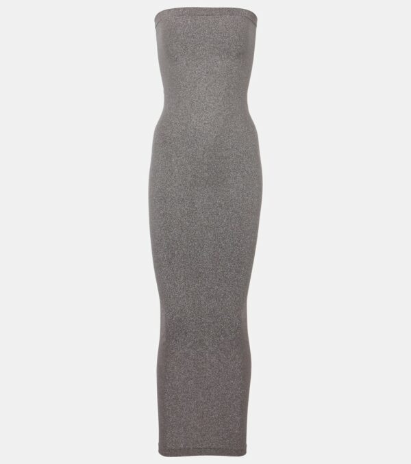 Wolford Fading Shine strapless midi dress