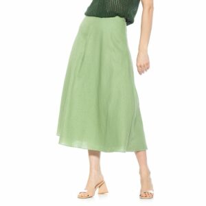 Women's ALEXIA ADMOR Brilyn Maxi Skirt, Size: 10, Green