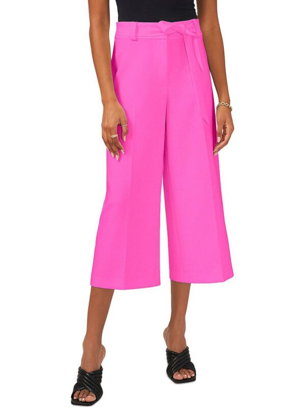 Womens Belted High Rise Culottes