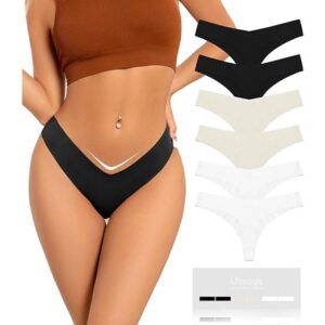 Women's 12 Pack No Show V-Waist Panties