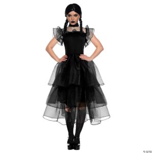 Womens Gothic Prom Dress Costume - Medium 8-10