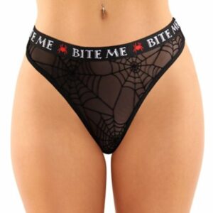 Bite Me Thong Panties - 2 Pack