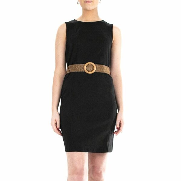 Women's Nina Leonard Millennium Sheath Dress, Size: Medium, Black