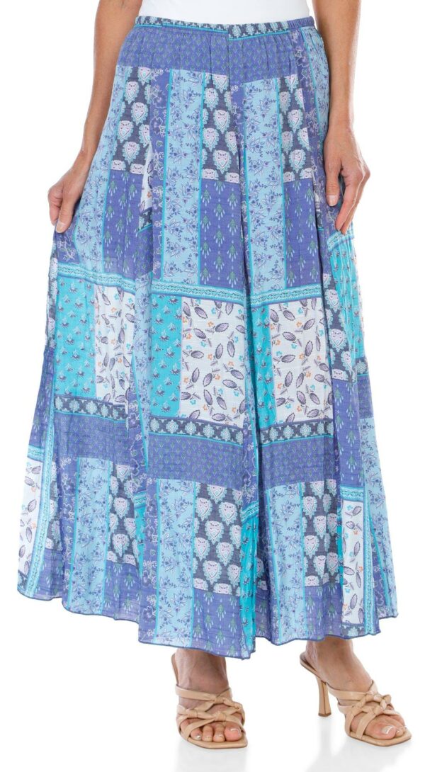 Women's Patchwork Maxi Skirt