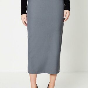 Womens Pencil Midi Skirt