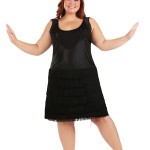 Women's Plus Size 1920's Flapper Costume Dress | Decades Costume