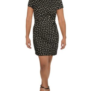 Womens Printed Mini T-Shirt Dress