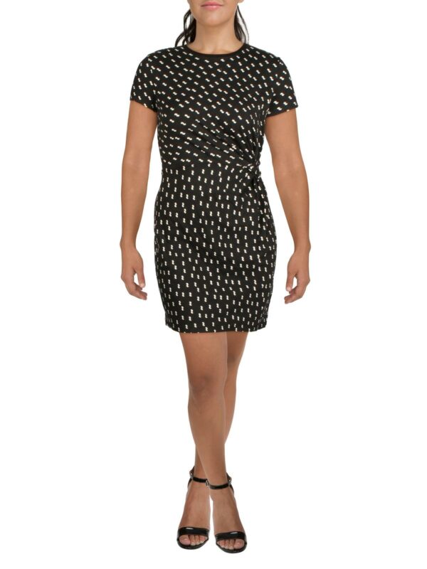 Womens Printed Mini T-Shirt Dress