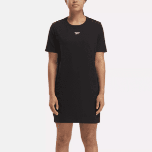 Women's Reebok Identity T-Shirt Dress in Black