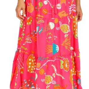 Women's Summer Sea Creature Maxi Skirt