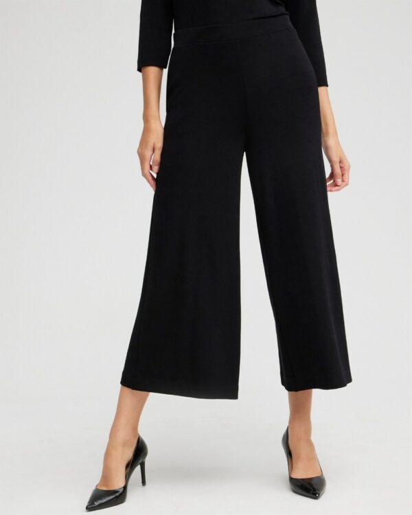 Women's Travelers Culottes in Black size 20/22 | Chico's Wrinkle-Free Travel Clothing, Resort Wear