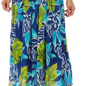 Women's Tropical Floral Maxi Skirt