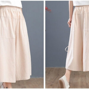 Women's Wide-Leg Culottes - 4 Colours, 6 Sizes