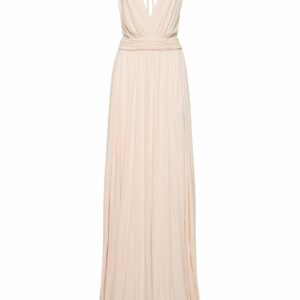 Woven Strap Slip Long Dress